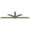 Ekena Millwork Redmond Rough Sawn Timber Gable Bracket, Douglas Fir, 84"W x 24"H x 2"D x 4"F, 7/12 Pitch GBW084X24X0204RED00RDF - alternate 4